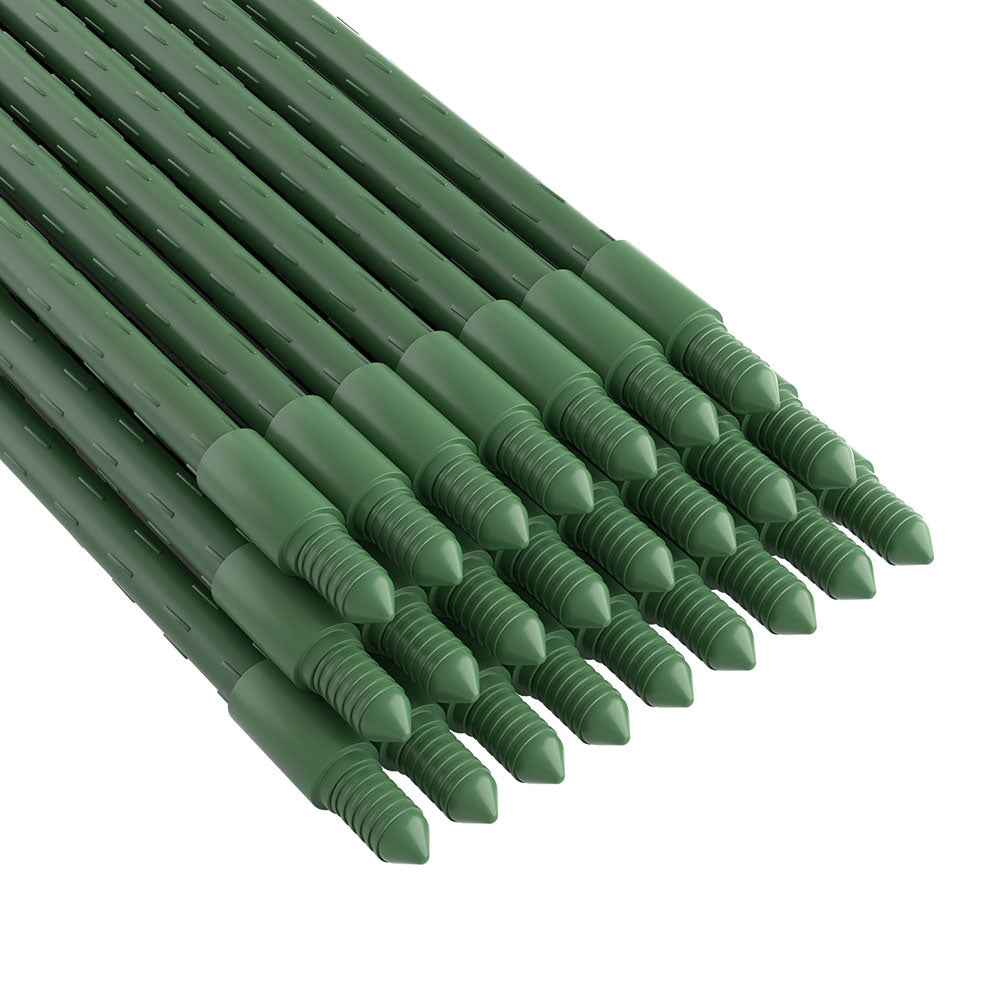 Green Fingers Garden Stakes Metal Plant Support 24pcs 92x1.6CM-0