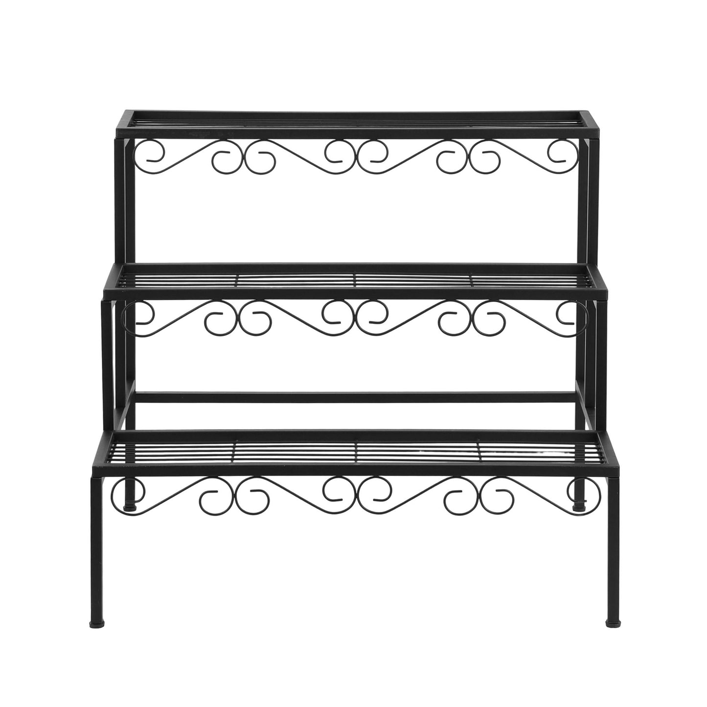 Artiss Plant Stand 3 Tier Metal Corner Plant Shelf Multiple Flower Holder Rack-3