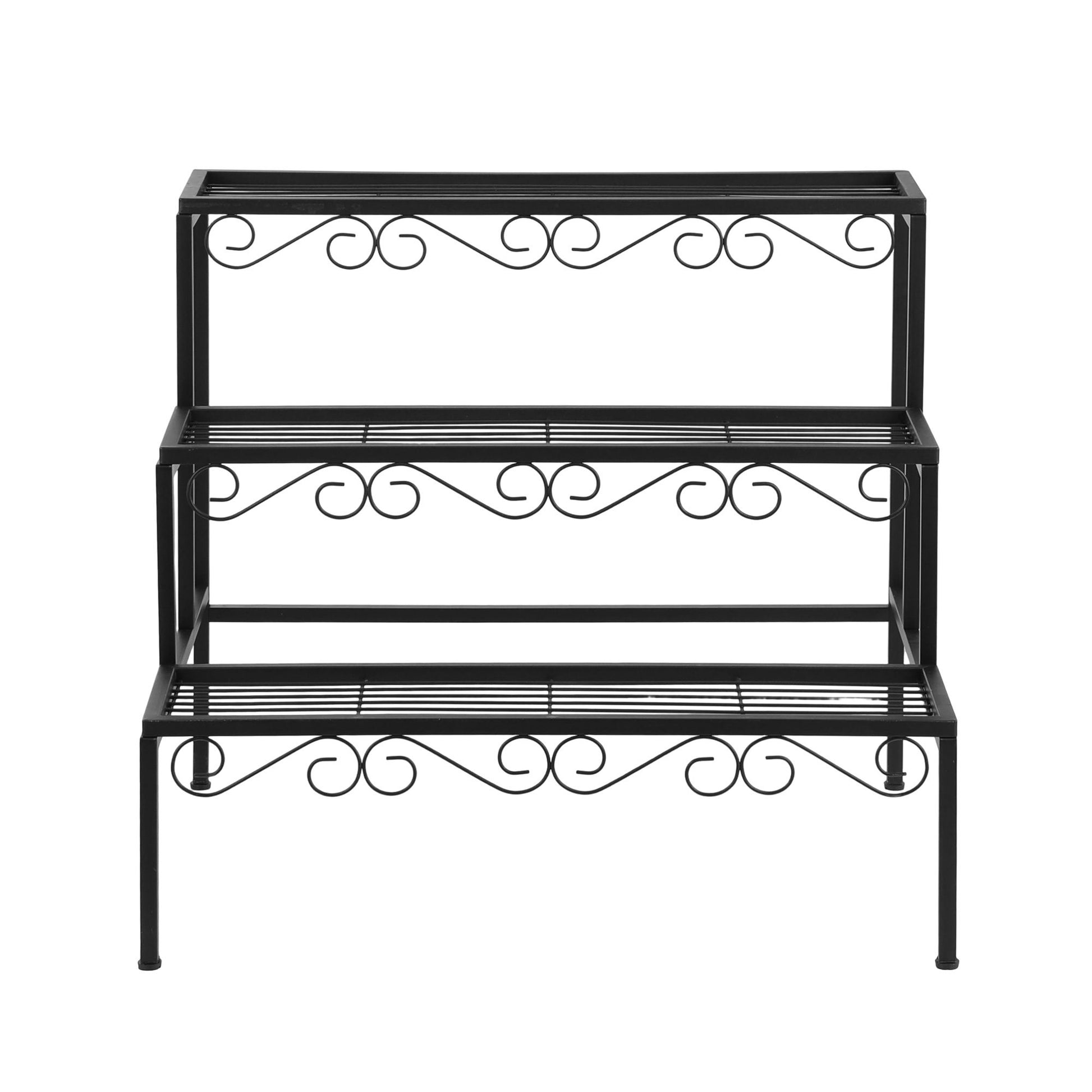 Artiss Plant Stand 3 Tier Metal Corner Plant Shelf Multiple Flower Holder Rack-3