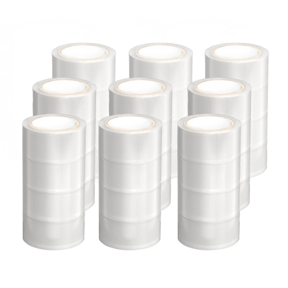 36 Rolls Packing Packaging Tape Sticky Clear Sealing Tapes Transparent 48mmx75m-0