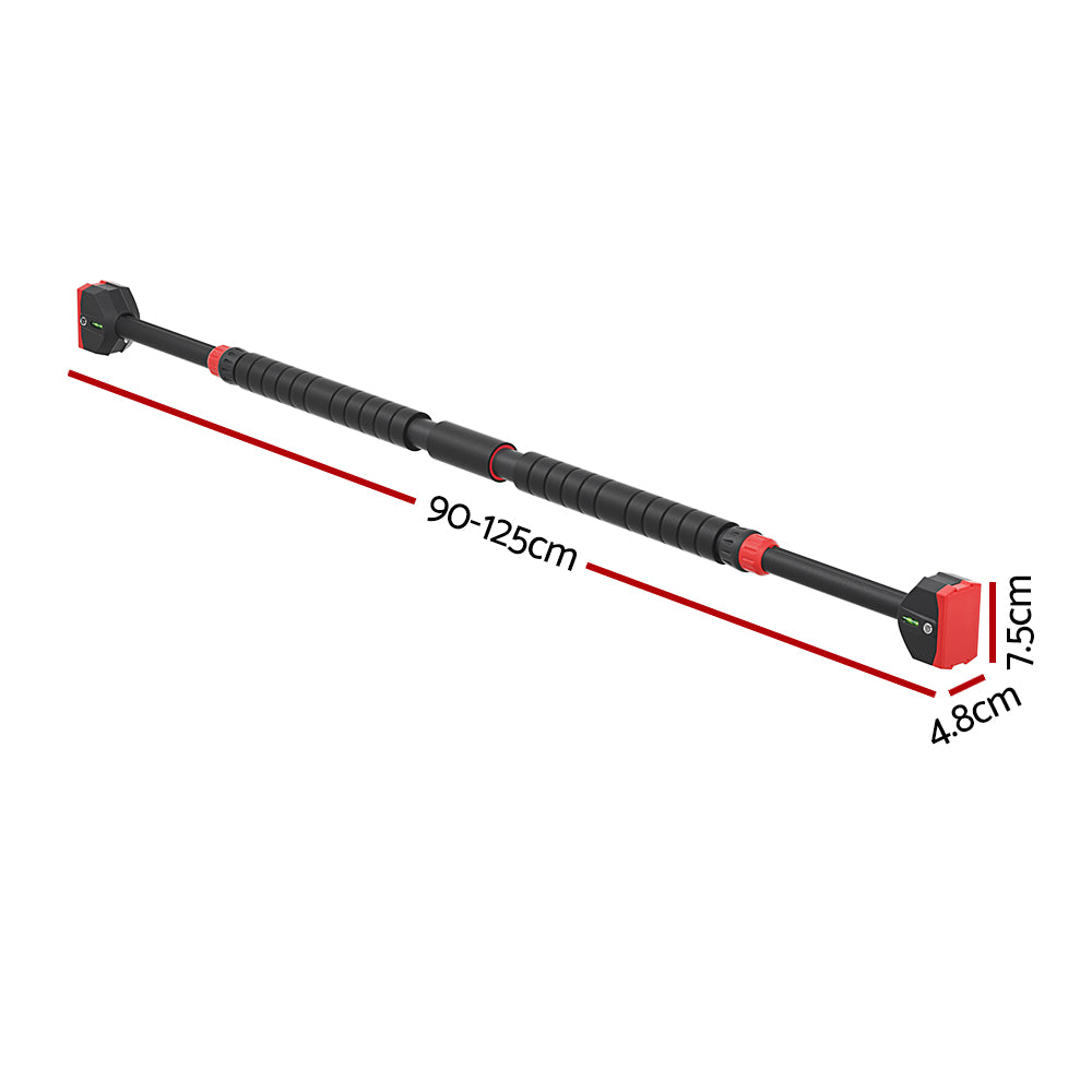 Everfit Pull Up Bar 90CM-125CM Doorway Chin Up Horizontal Bar Gym-1