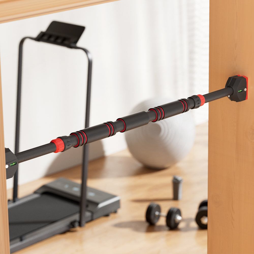 Everfit Pull Up Bar 70CM-95CM Doorway Chin Up Horizontal Bar Gym-7