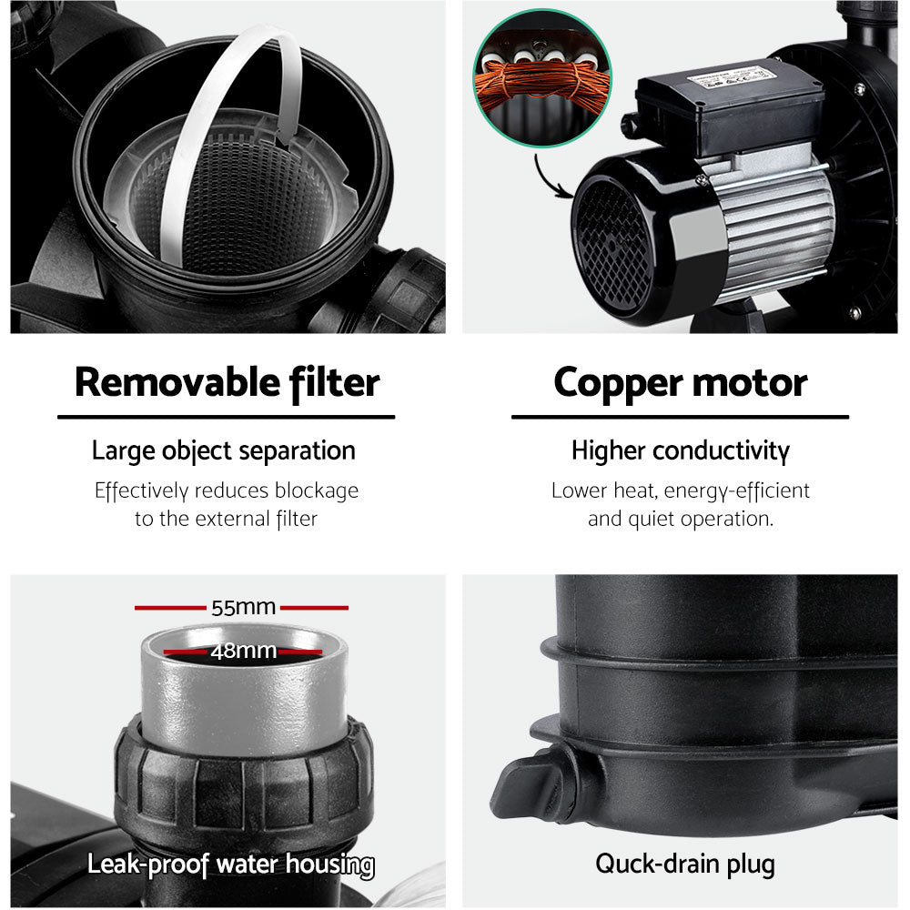 Giantz 2000W Swimming Pool Water Pump-4