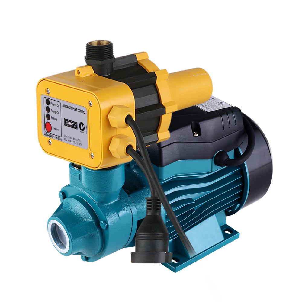 Giantz Peripheral Water Pump Garden Boiler Car Wash Electric Irrigation QB60 Yellow-0