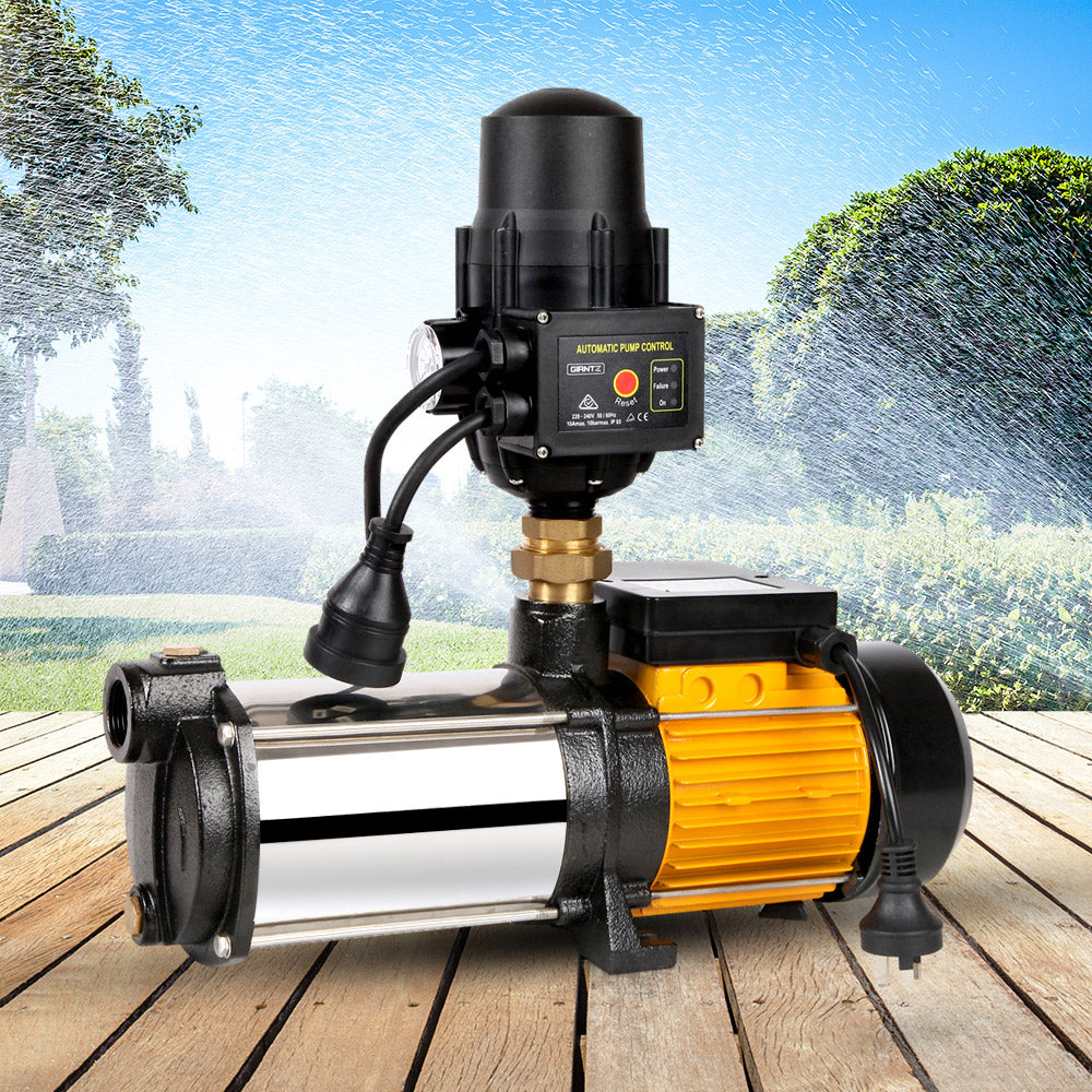 Giantz Garden Water Pump High Pressure 2000W Multi Stage Tank Rain Irrigation Black-7