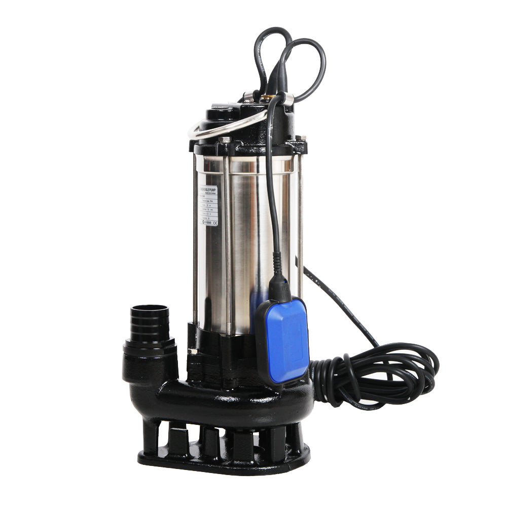 Giantz 2000W Submersible Dirty Water Pump Bore Tank Well Steel Automatic-0