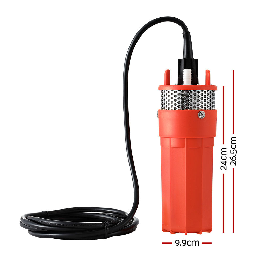 Giantz Submersible Solar Water Pump 24V 70M Head Deep Well Bore Self-priming-1