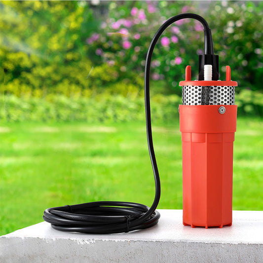 Giantz Submersible Solar Water Pump 24V 70M Head Deep Well Bore Self-priming-0