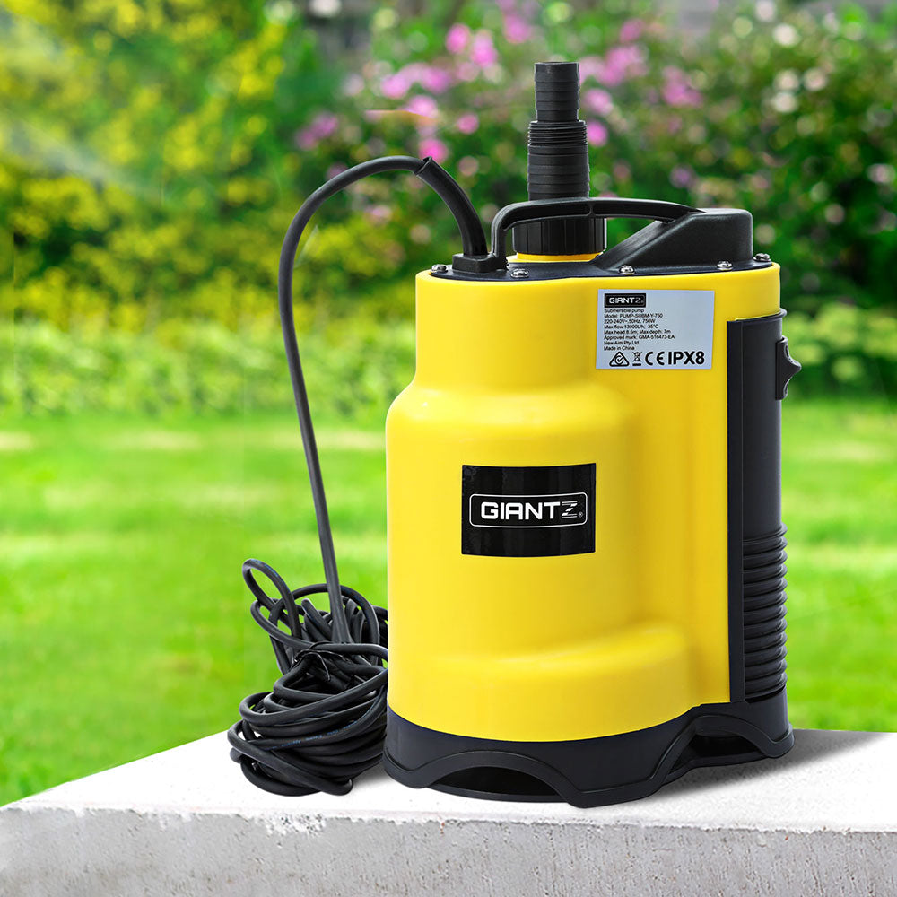 Giantz Garden Water Submersible Pump 400W Dirty Bore Sewerage Tank Well Steel-6