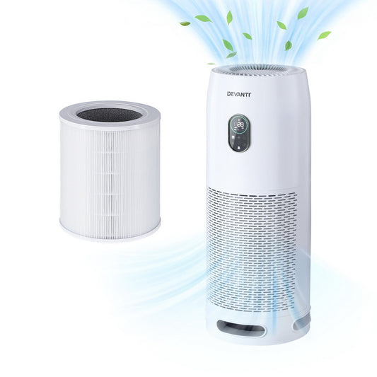 Devanti Air Purifier 4 Stage HEPA w/Replacement Filter-0