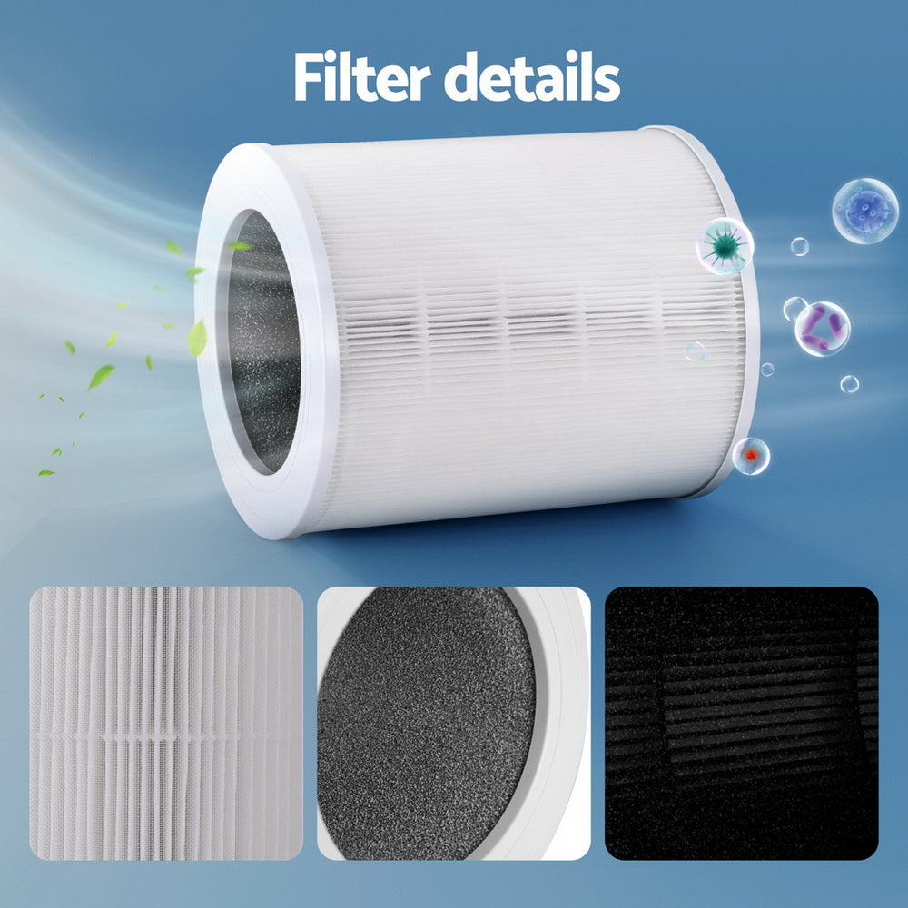Devanti Air Purifier 4 Layers HEPA Replacement Filter-5