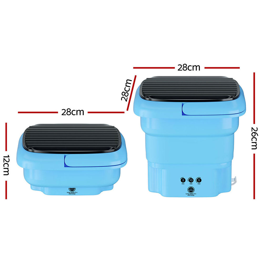 Devanti Portable Washing Machine 4.5L Blue-1