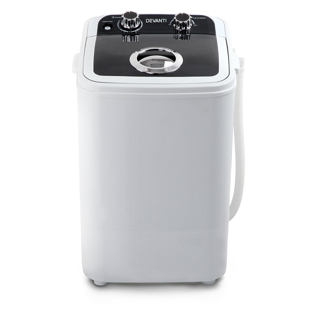 Devanti Portable Washing Machine 4.6KG Black-2