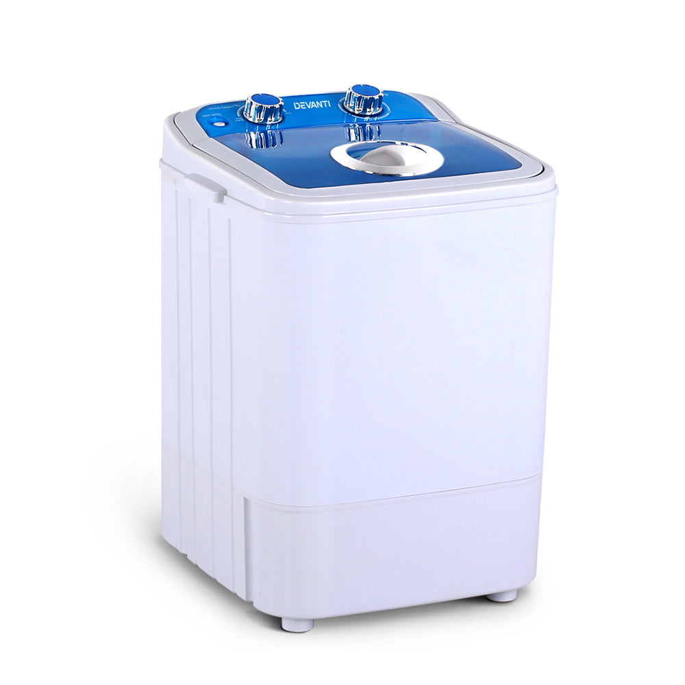 Devanti Portable Washing Machine 4.6KG Blue-4