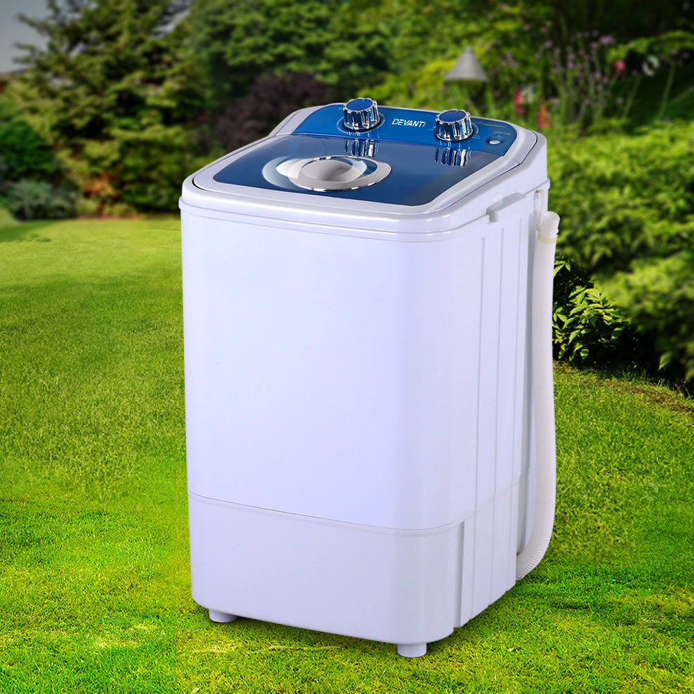 Devanti Portable Washing Machine 4.6KG Blue-6