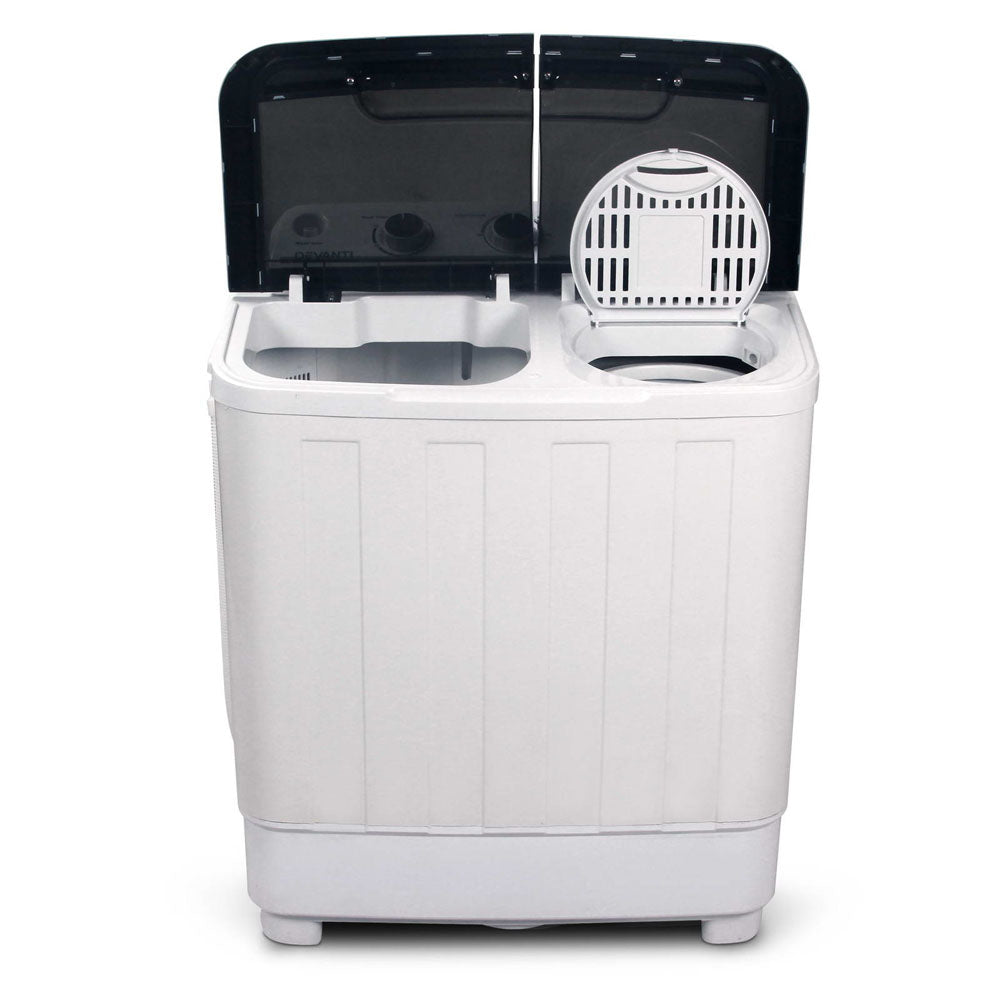 Devanti Portable Washing Machine Twin Tub 5KG White-3