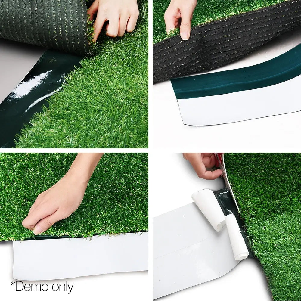 Primeturf Artificial Grass 15cmx10m Synthetic Self Adhesive Turf Joining Tape Weed Mat-3
