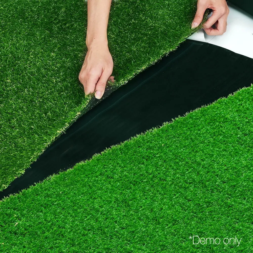 Primeturf Artificial Grass 15cmx10m Synthetic Self Adhesive Turf Joining Tape Weed Mat-5