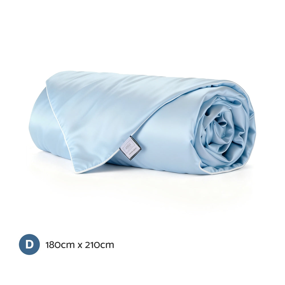 Giselle Tencel Quilt 200GSM Summer Quilts Comforter Doona Light Weight Soft Throw Blanket Double-1