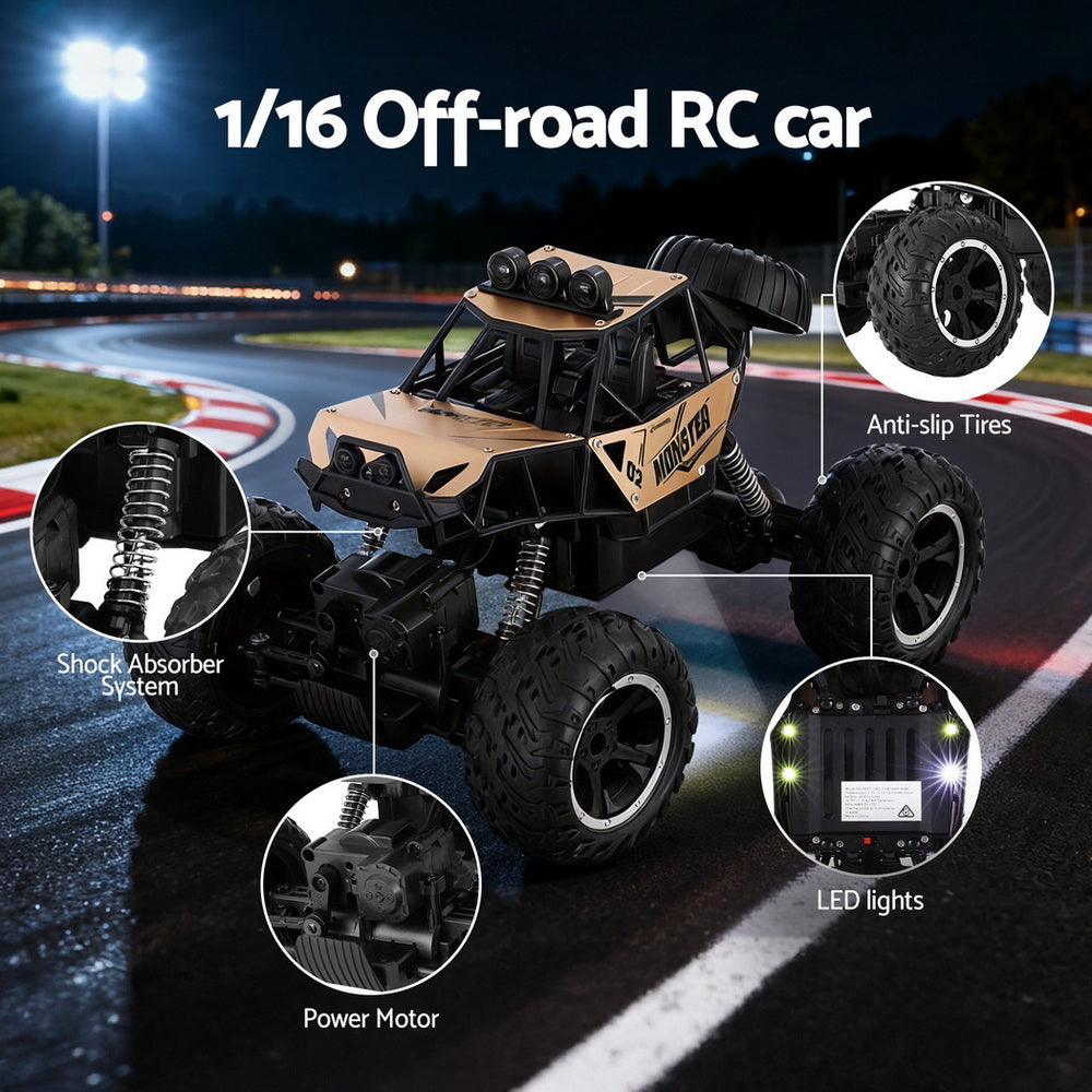 Keezi Kids Remote Control Car 5KM/H Off-Road Truck Electric Vehicle Outdoor Toys-3
