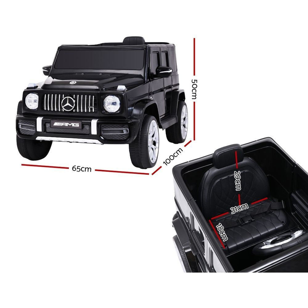 Kids Electric Ride On Car Mercedes-Benz Licensed AMG G63 Toy Cars 12V Black-1