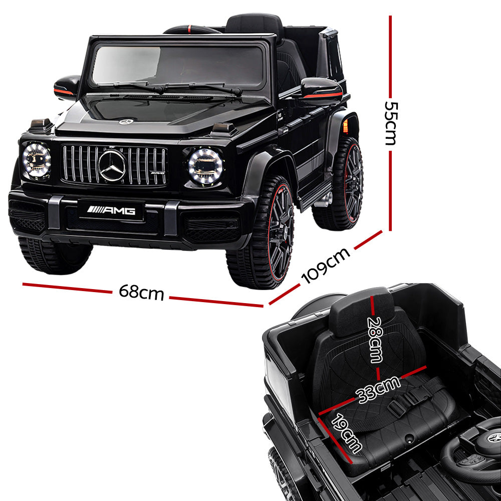 Kids Electric Ride On Car Mercedes-Benz Licensed AMG G63 Toy Cars Remote Black-1