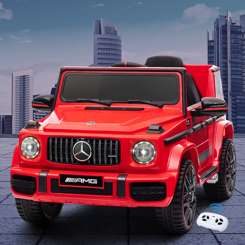 Kids Electric Ride On Car Mercedes-Benz Licensed AMG G63 Toy Cars Remote Red-6