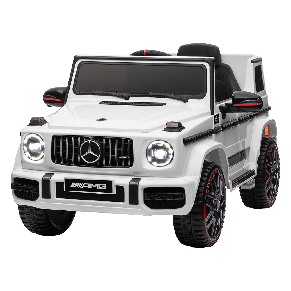 Kids Electric Ride On Car Mercedes-Benz Licensed AMG G63 Toy Cars Remote White-0