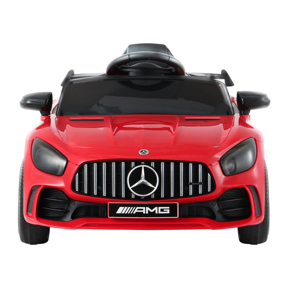 Kids Electric Ride On Car Mercedes-Benz AMG GTR Licensed Toy Cars Remote Red-2