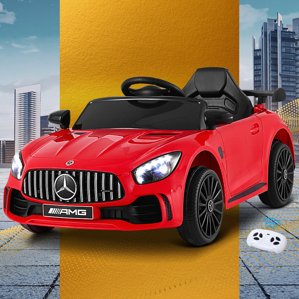 Kids Electric Ride On Car Mercedes-Benz AMG GTR Licensed Toy Cars Remote Red-7