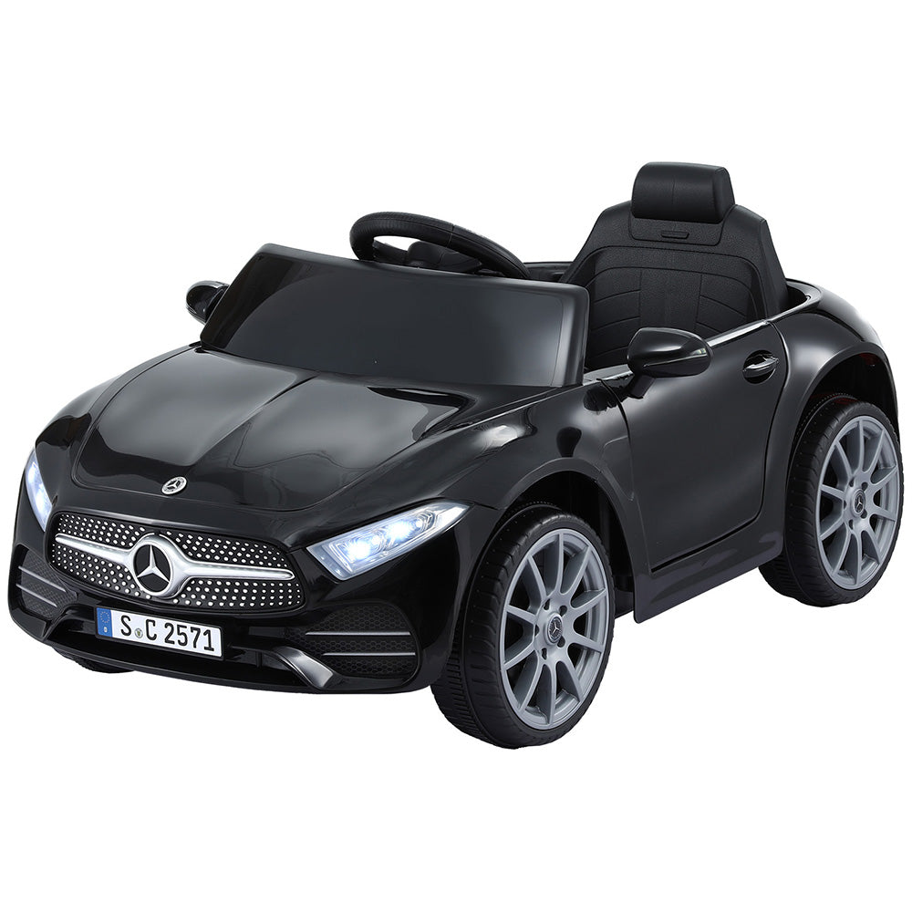 Kids Electric Ride On Car Licensed Outdoor Toys Cars Music Remote Black-0