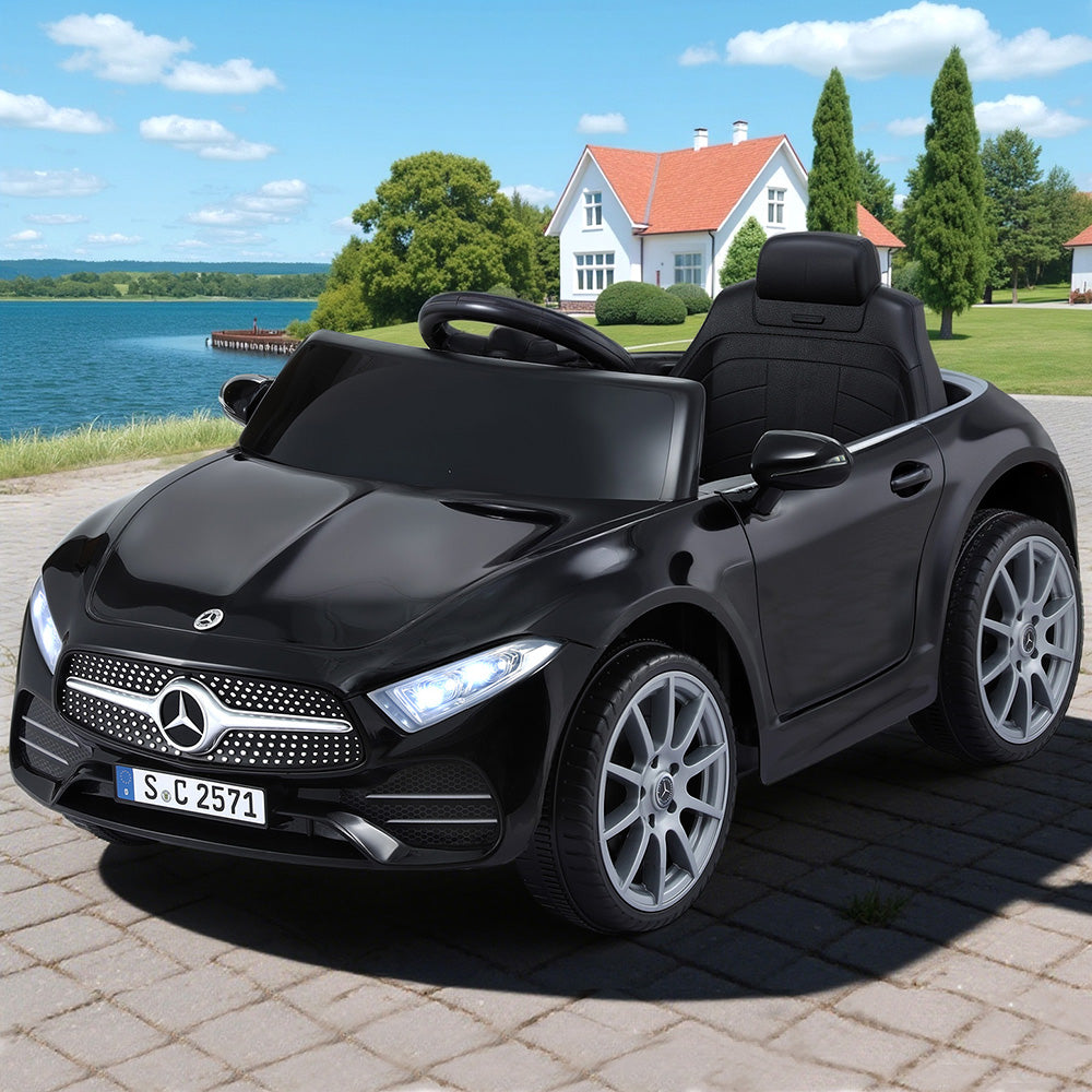 Kids Electric Ride On Car Licensed Outdoor Toys Cars Music Remote Black-6