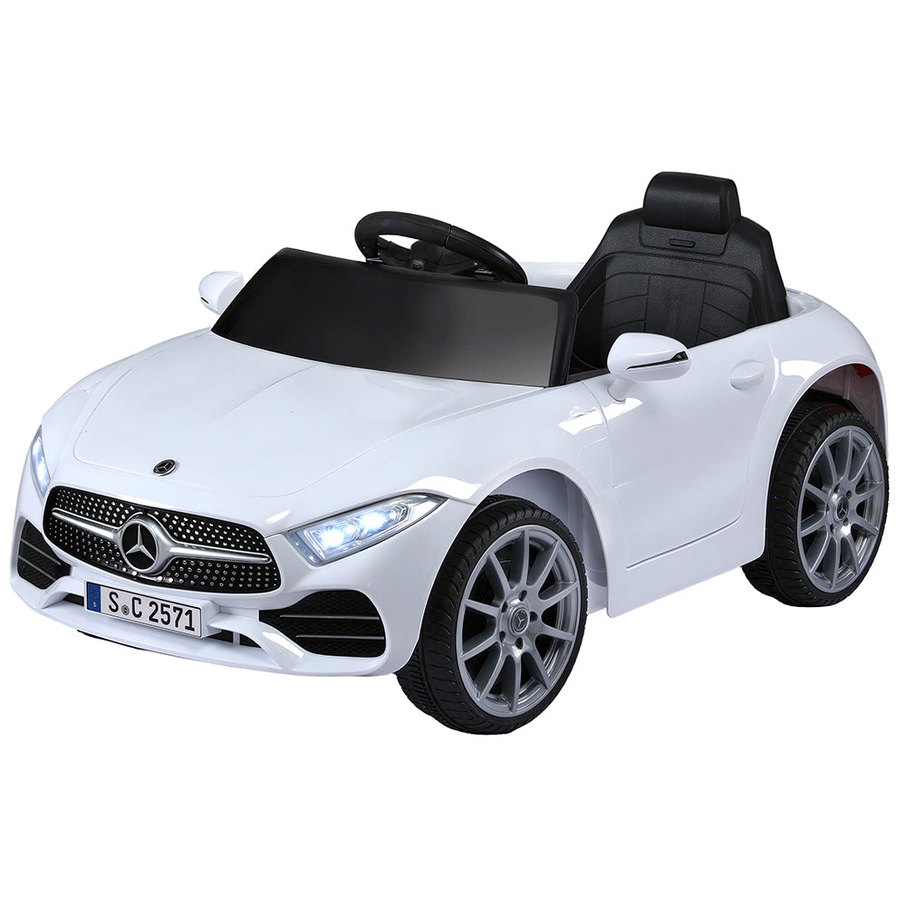 Kids Electric Ride On Car Licensed Outdoor Toys Cars Music Remote White-1