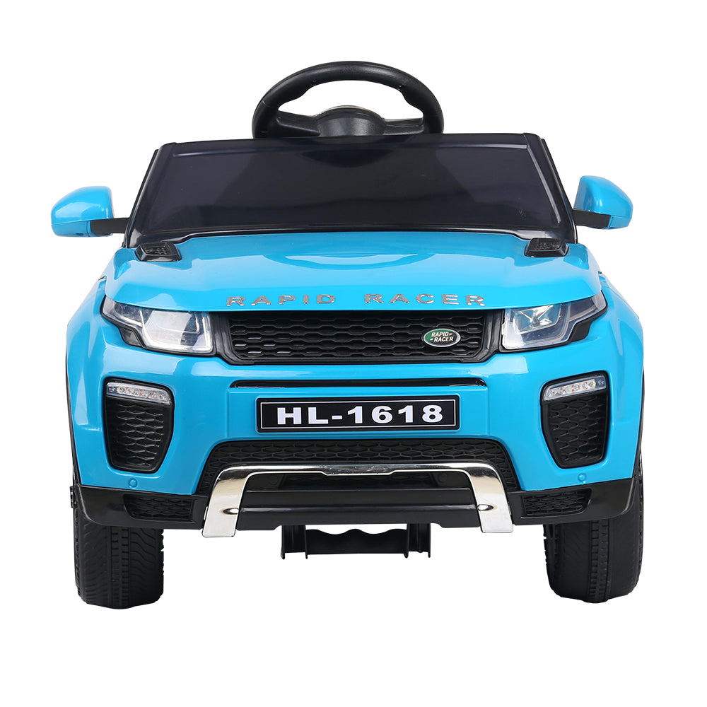 Rigo Kids Electric Ride On Car SUV Range Rover-inspired Toy Cars Remote 12V Blue-2