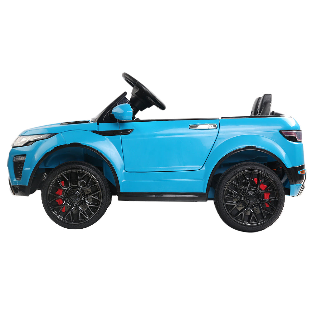 Rigo Kids Electric Ride On Car SUV Range Rover-inspired Toy Cars Remote 12V Blue-3