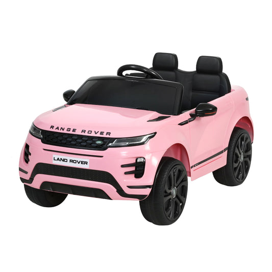 Kids Electric Ride On Car Land Rover Licensed Toy Cars Remote 12V Battery Pink-0