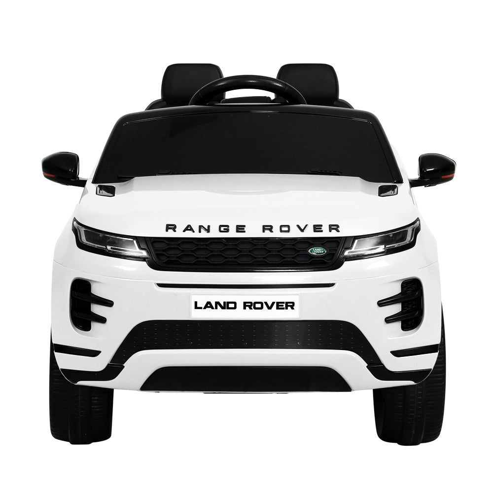 Kids Electric Ride On Car Land Rover Licensed Toy Cars Remote 12V Battery White-2