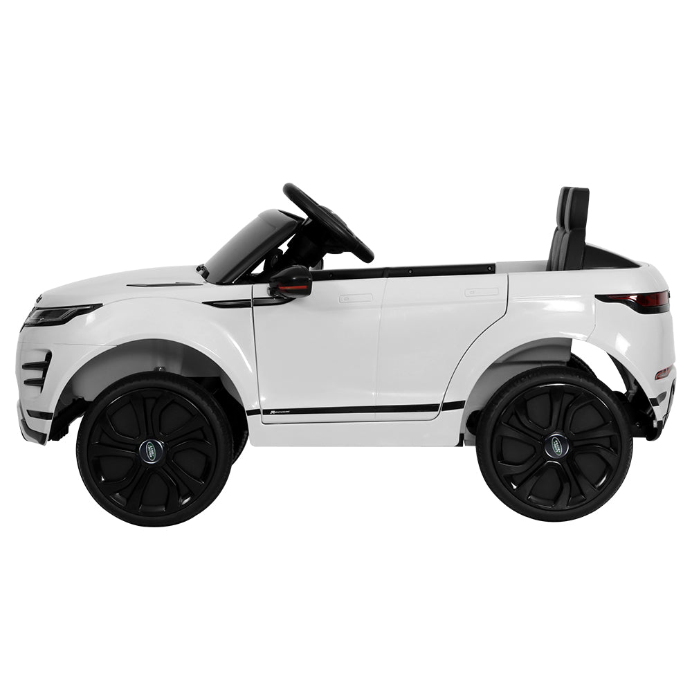 Kids Electric Ride On Car Land Rover Licensed Toy Cars Remote 12V Battery White-3