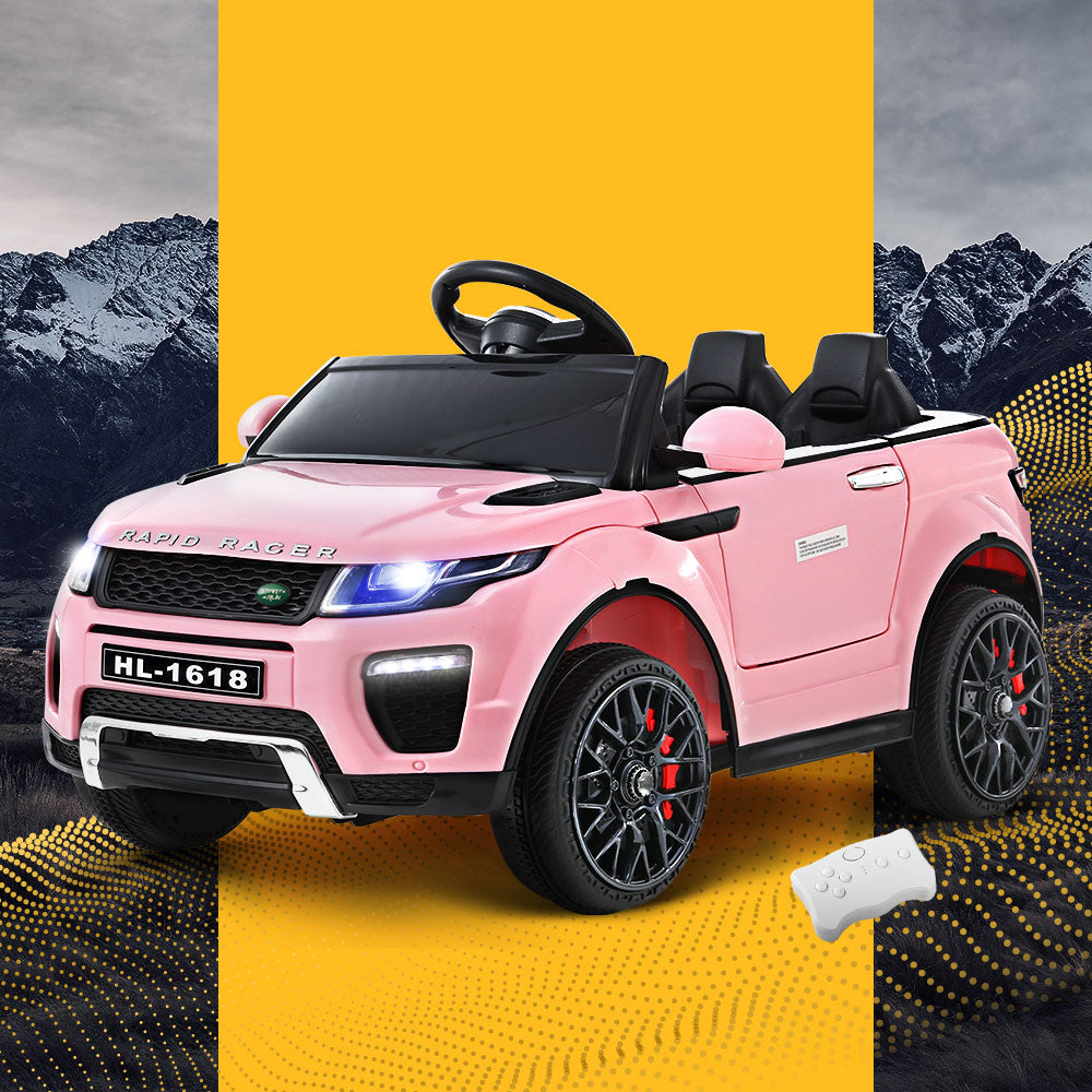 Rigo Kids Electric Ride On Car Range Rover-inspired Toy Cars Remote 12V Pink-7