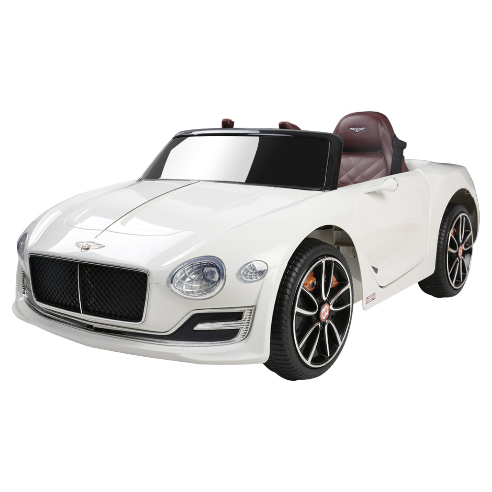 Kids Electric Ride On Car Bentley Licensed EXP12 Toy Cars Remote 12V White-0