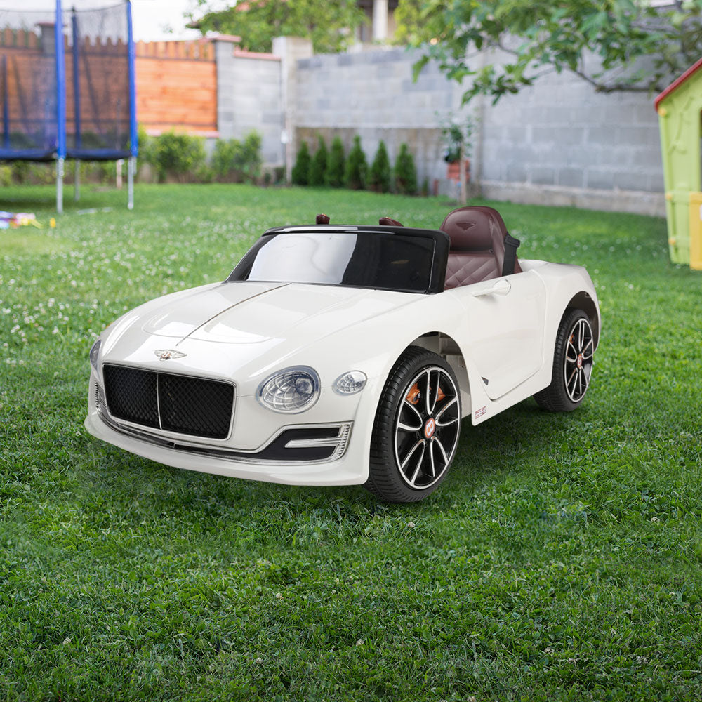 Kids Electric Ride On Car Bentley Licensed EXP12 Toy Cars Remote 12V White-7