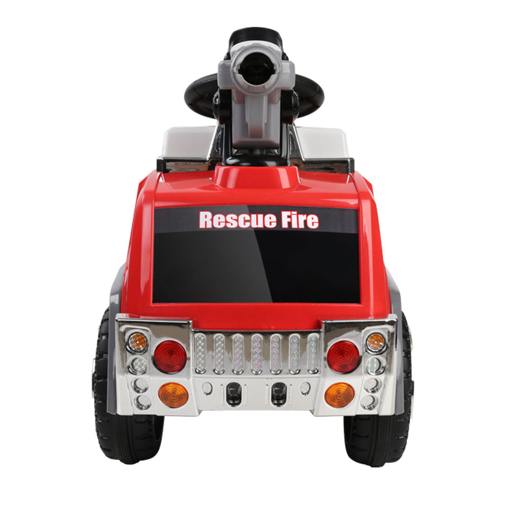 Rigo Kids Electric Ride On Car Fire Engine Fighting Truck Toy Cars 6V Red-2