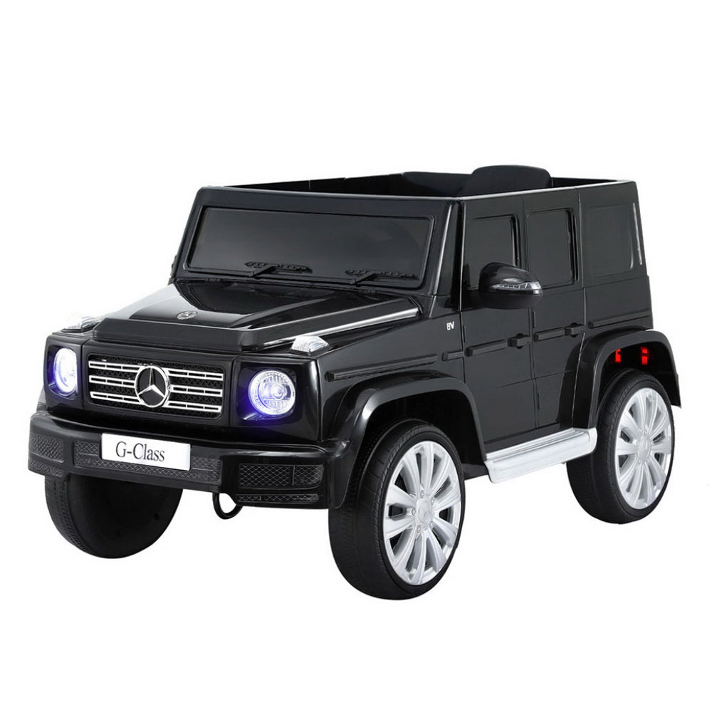 Kids Ride On Car Licensed Mercedes-Benz G500 Electric Toys Horn Remote 12V Black-0