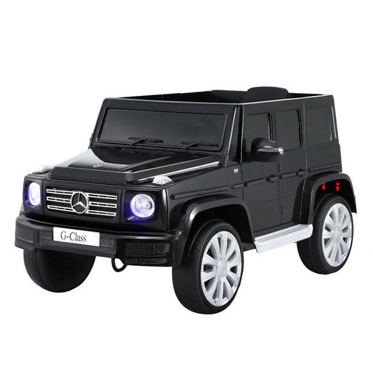 Kids Ride On Car Licensed Mercedes-Benz G500 Electric Toys Horn Remote 12V Black-0