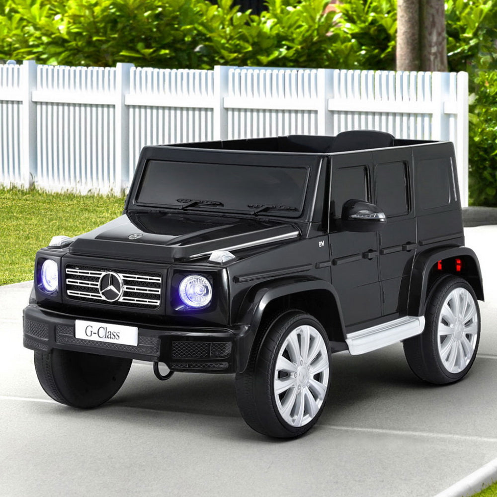 Kids Ride On Car Licensed Mercedes-Benz G500 Electric Toys Horn Remote 12V Black-6