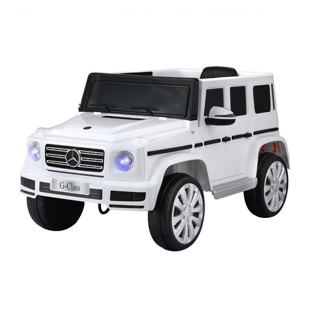 Kids Ride On Car Licensed G500 Electric Toys Horn Remote 12V White-0