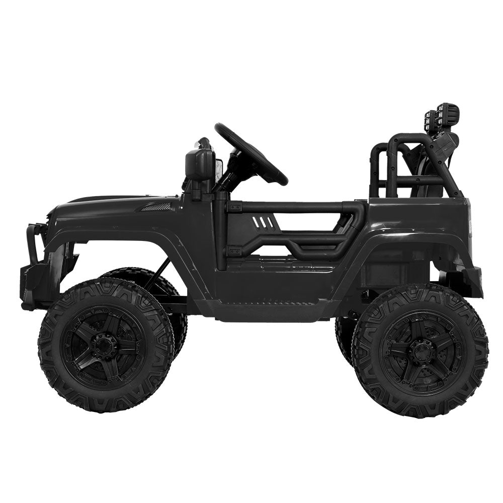 Rigo Kids Electric Ride On Car Jeep Toy Cars Remote 12V Black-3