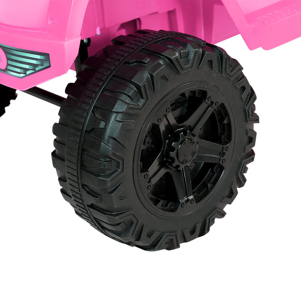 Rigo Kids Electric Ride On Car Jeep Toy Cars Remote 12V Pink-5