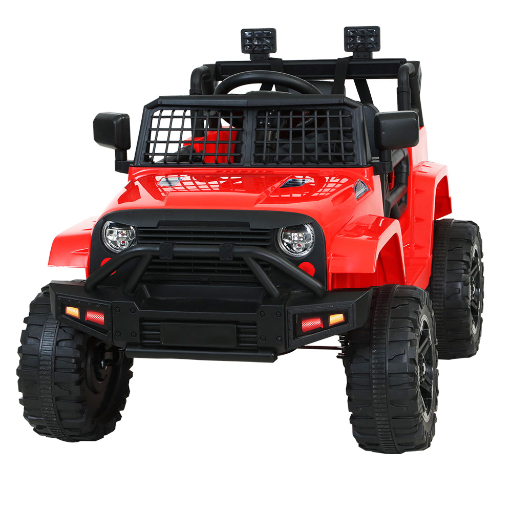 Rigo Kids Electric Ride On Car Jeep Toy Cars Remote 12V Red-2