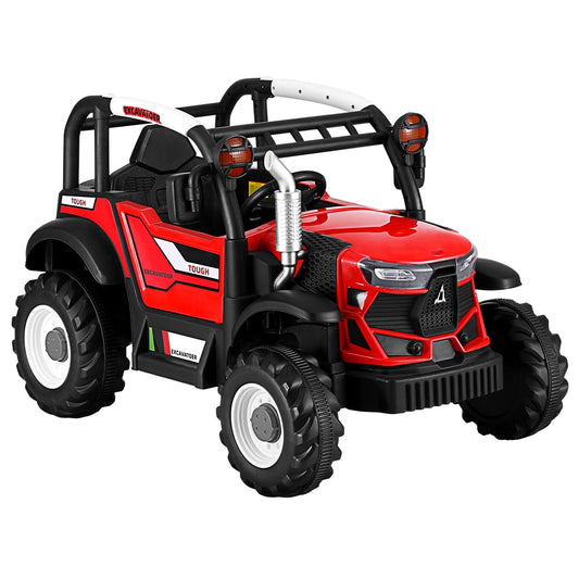 Rigo Kids Electric Ride On Car Off Road Jeep Remote 12V Red-0